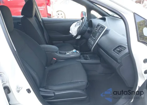 2013 Nissan Leaf S z USA, uszkodzony, nr VIN 1N4AZ0CP2DC417021